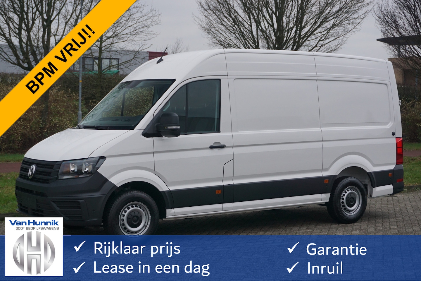 Volkswagen Crafter - 35 140PK L3H3 Facelift BPM VRIJ 10" Scherm Apple CP/Android A, 270° deuren!! NR. J01* - AutoWereld.nl