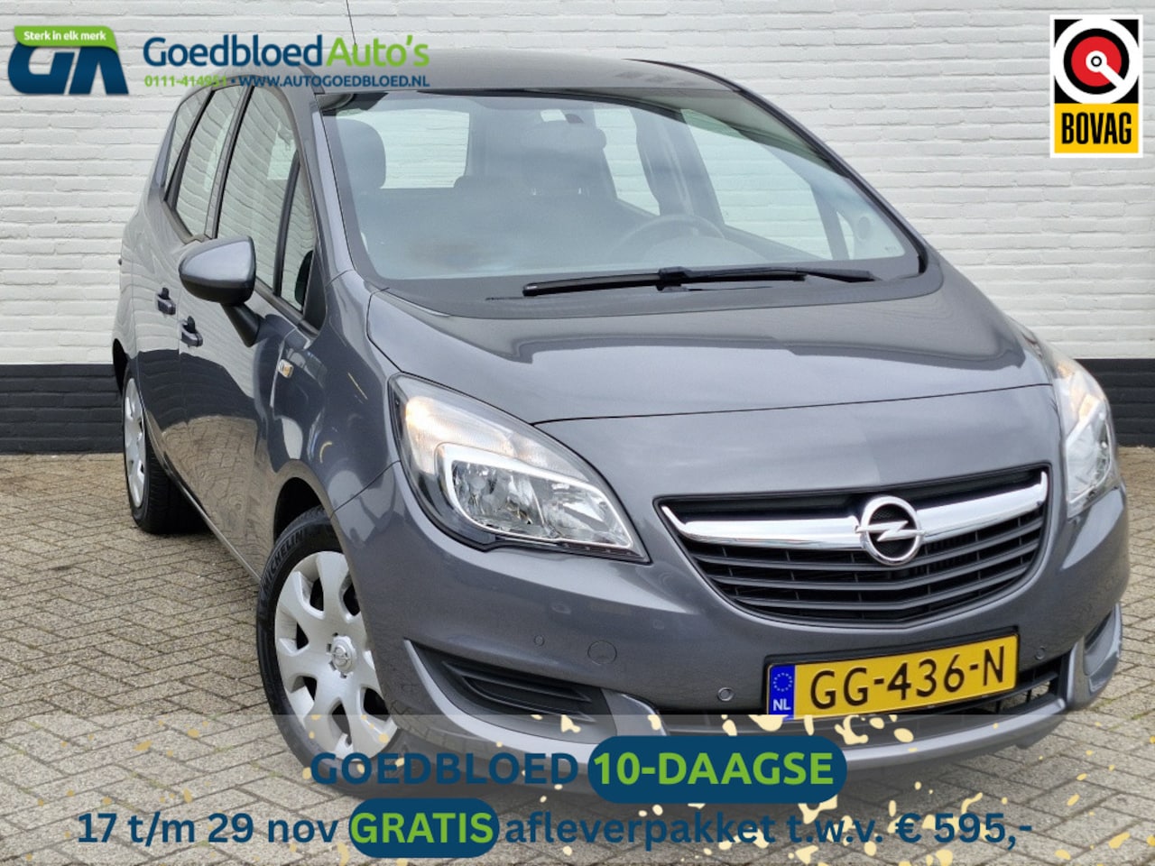 Opel Meriva - 1.4 Turbo Design Edition | Parkeersensoren voor/achter - AutoWereld.nl