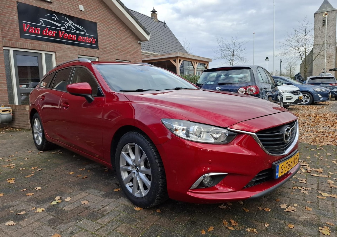 Mazda 6 Sportbreak - 2.0 HP TS+ automaat. Boekjes aanwezig. Navi, cruise, parkeersensoren, stoelverwarming, etc - AutoWereld.nl