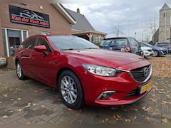 Mazda 6 Sportbreak - 2.0 HP TS+ automaat. Boekjes aanwezig. Navi, cruise, parkeersensoren, stoelverwarming, etc