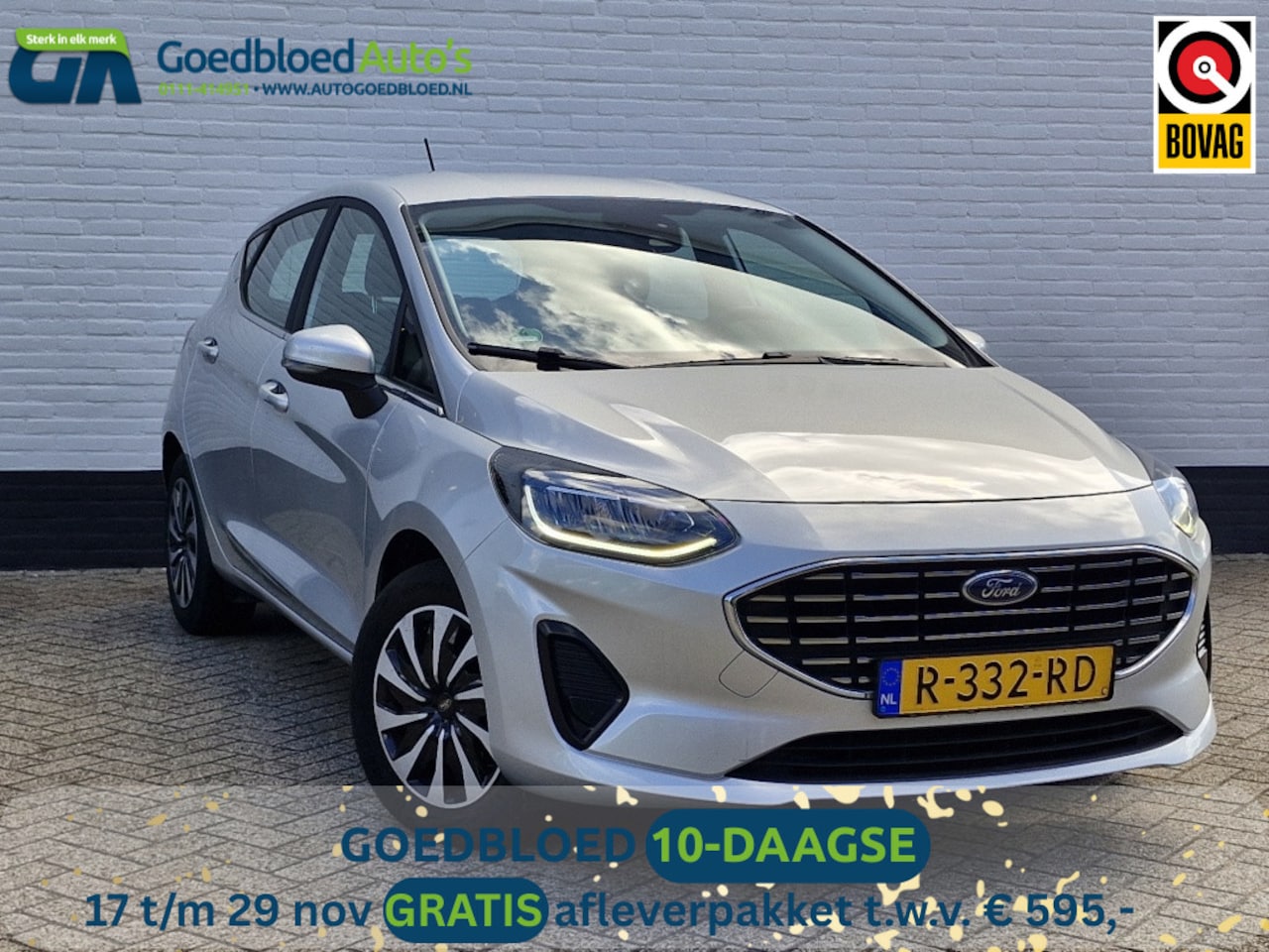 Ford Fiesta - 100 pk Titanium | Navigatie | Keyless | Draadloze telefoonlader - AutoWereld.nl