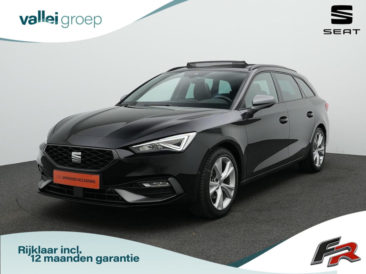 SEAT Leon Sportstourer - 1.0 eTSI FR Business Intense | Panoramadak | Achteruitrijcamera | Navigatie | Adaptive Cru - AutoWereld.nl