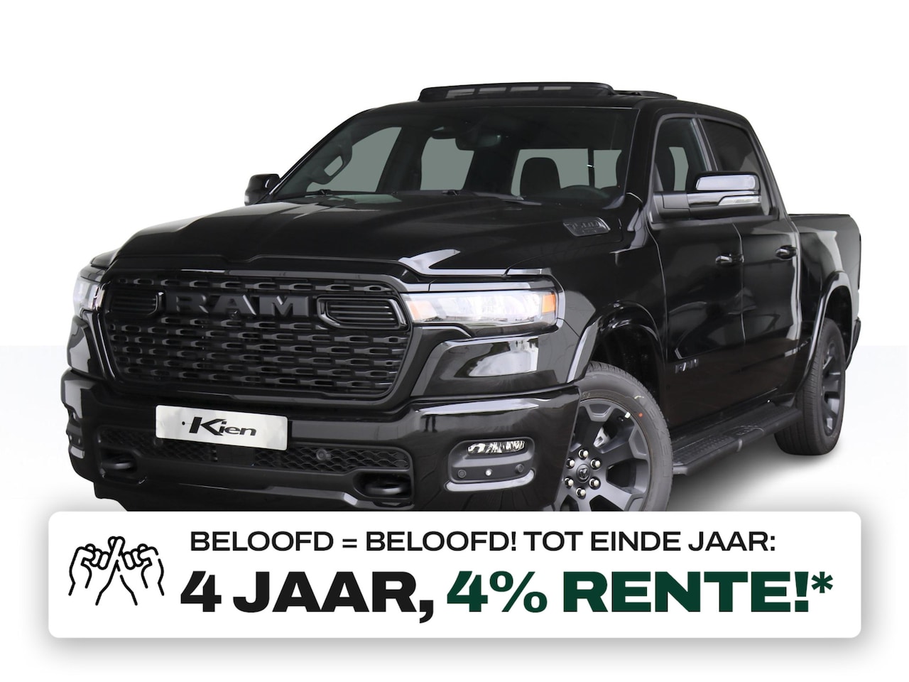 Dodge Ram 1500 - 3.0 Hurricane 4x4 Crew Cab Big Horn Night Edition - AutoWereld.nl
