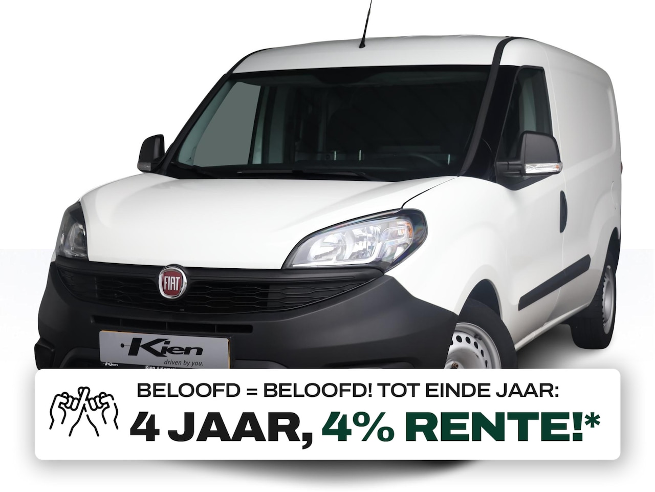 Fiat Doblò Cargo - 1.6 MJ L2H1 S Basis | Airco | Groot scherm | Lang - AutoWereld.nl