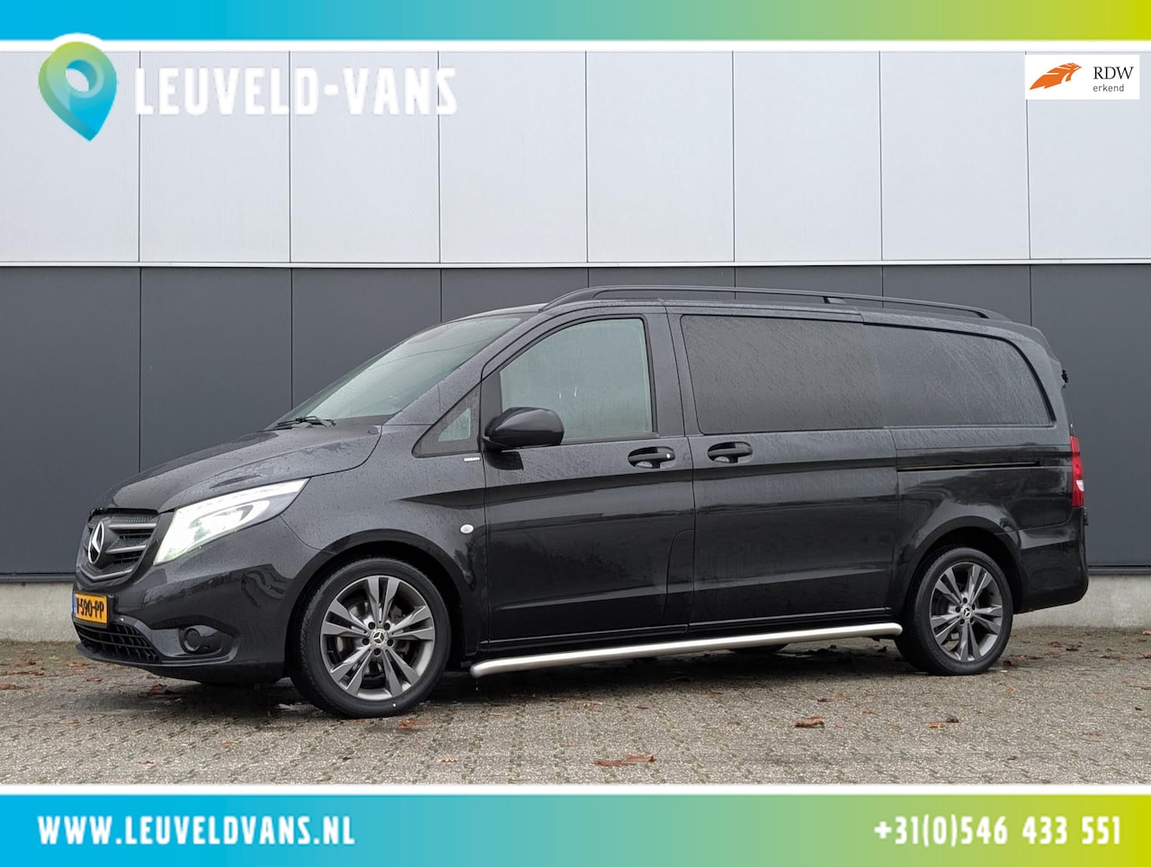 Mercedes-Benz Vito - 116CDI LANG DUBBELE CABINE AUTOMAAT LED 2X SCHUIFDEUREN CRUISE CLIMATE CONTROL PDC CAMERA - AutoWereld.nl