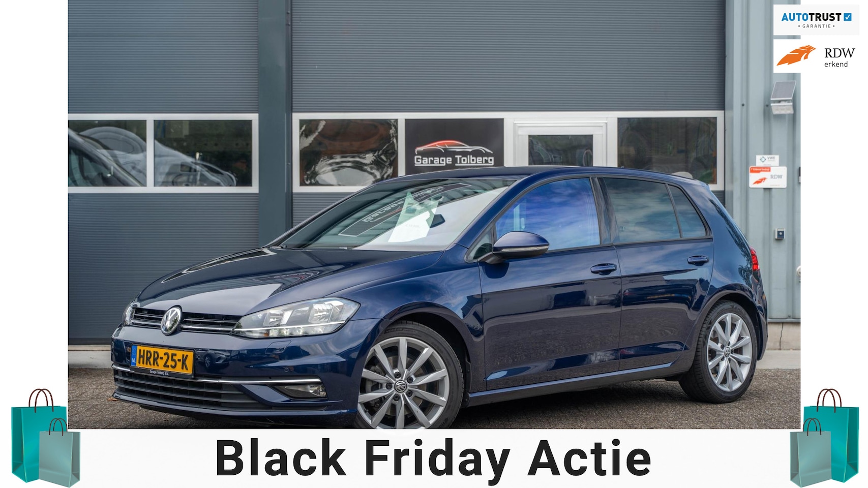 Volkswagen Golf - 1.5 TSI Type7.5 Highline met alcantara sterrenhemel/atlantic blue/automaat/clima/ - AutoWereld.nl