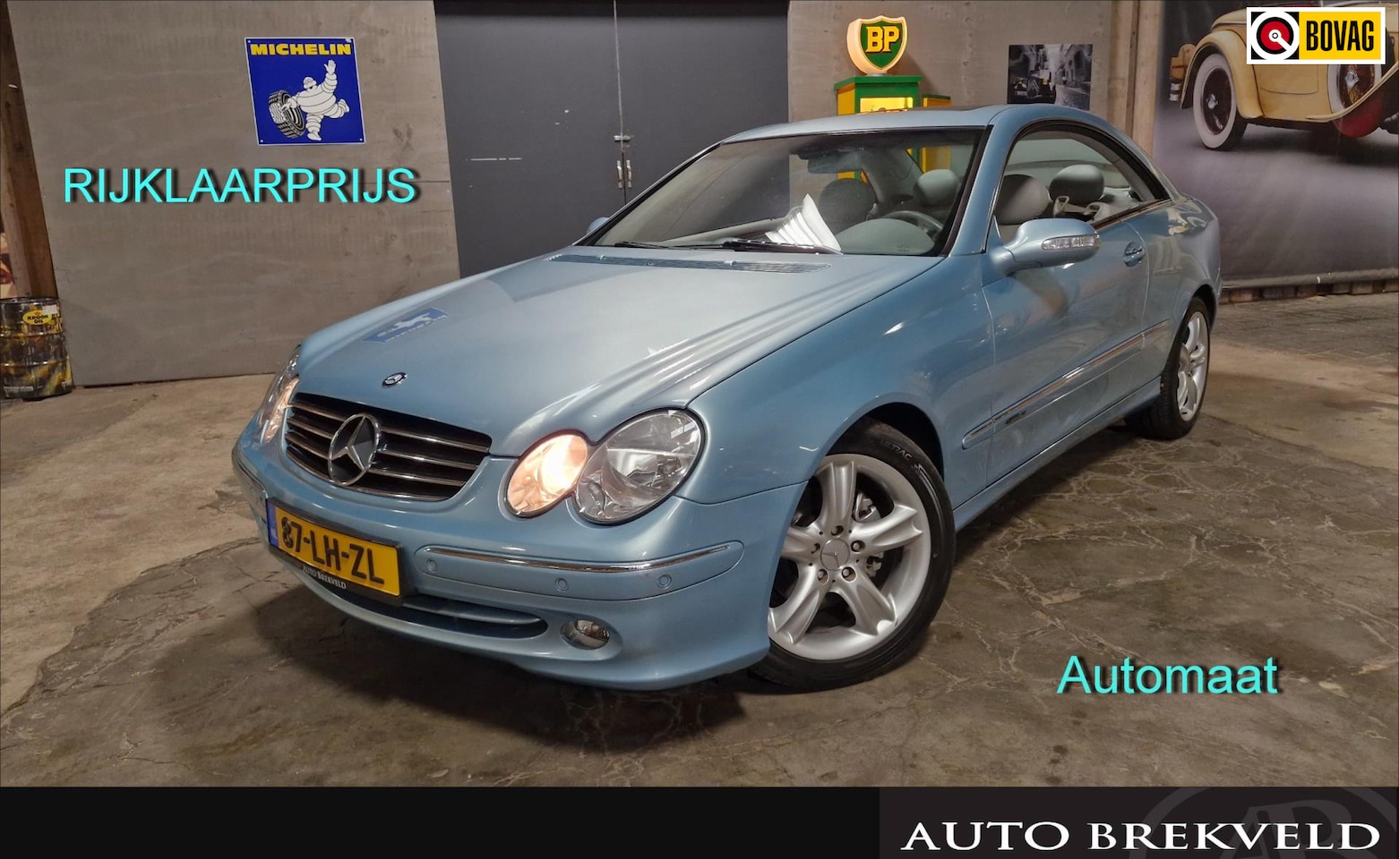 Mercedes-Benz CLK-klasse Coupé - 200 K. Elegance Automaat 163PK | Rijklaarprijs | PDC | Cruise | Leder | LMV | NAP - AutoWereld.nl