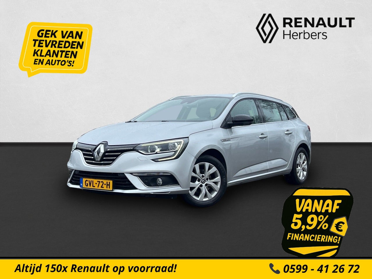Renault Mégane Estate - 1.3 TCe Limited ECC / CAMERA / NAVI - AutoWereld.nl