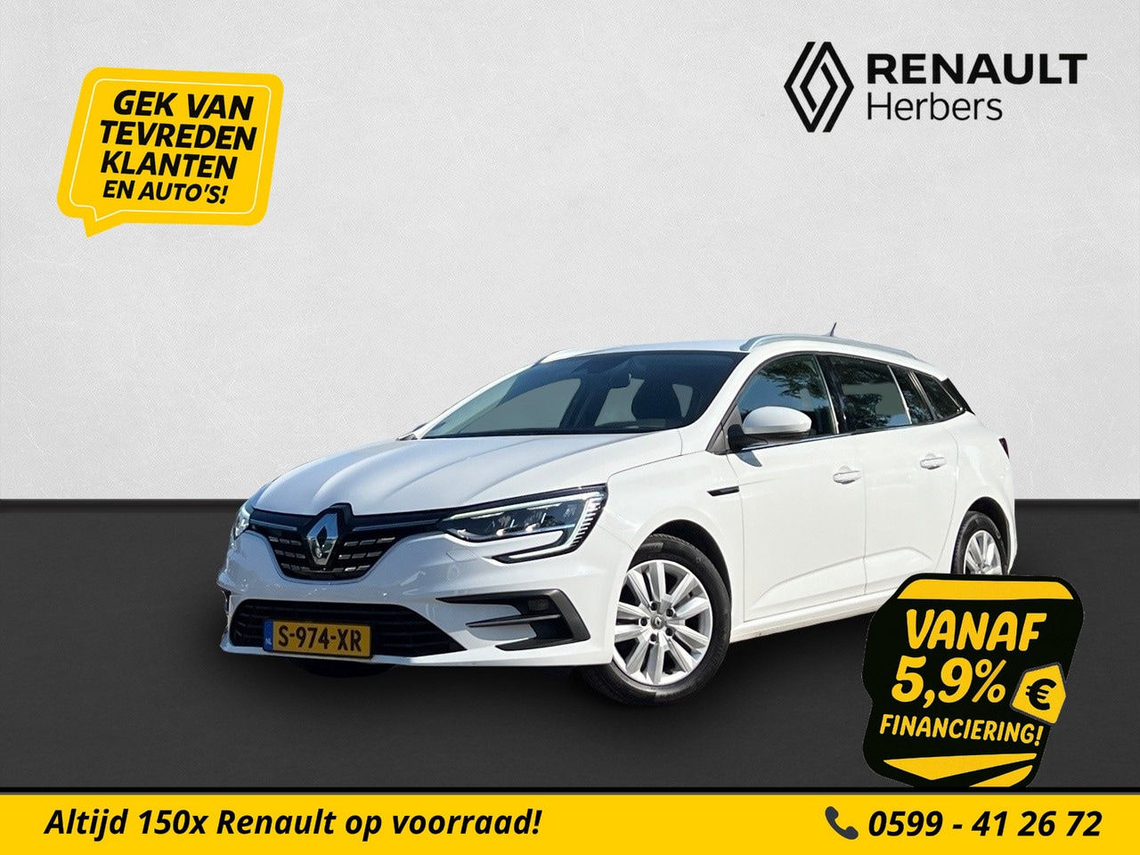 Renault Mégane Estate - 1.3 TCe Business Zen ECC / NAVI / STOELVERWARMING - AutoWereld.nl