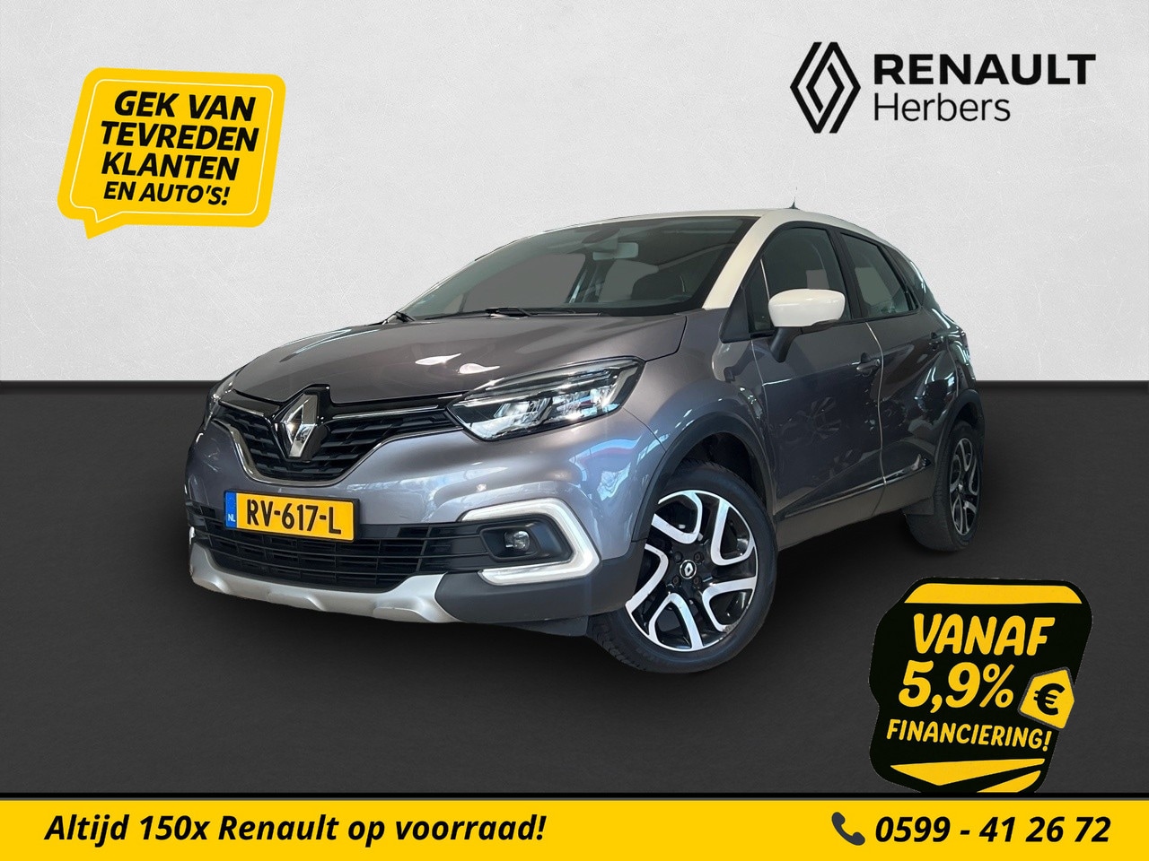 Renault Captur - 0.9 TCe Intens NAVI / ECC / TREKHAAK - AutoWereld.nl
