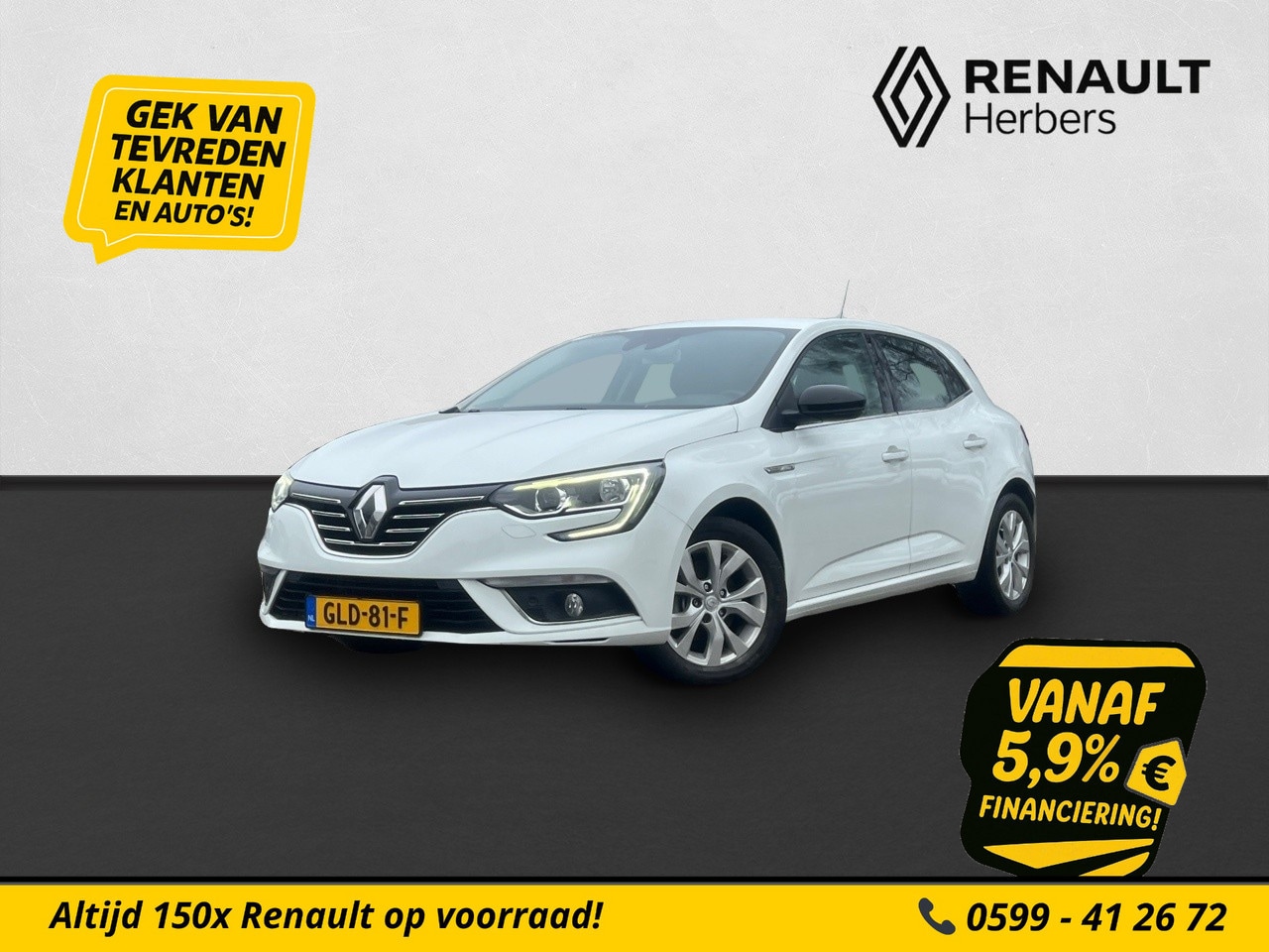 Renault Mégane - 1.3 TCe Limited 140 pk CAMERA / NAVI / PDC V+A - AutoWereld.nl