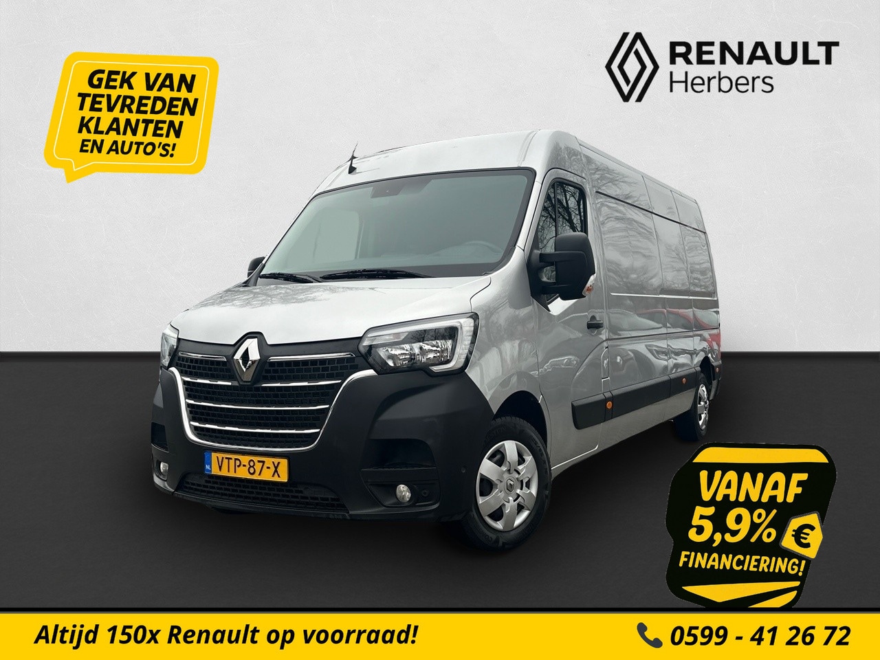 Renault Master - T35 2.3 dCi 180 L3H2 Energy Work Edition TREKHAAK / CAMERA / NAVI - AutoWereld.nl