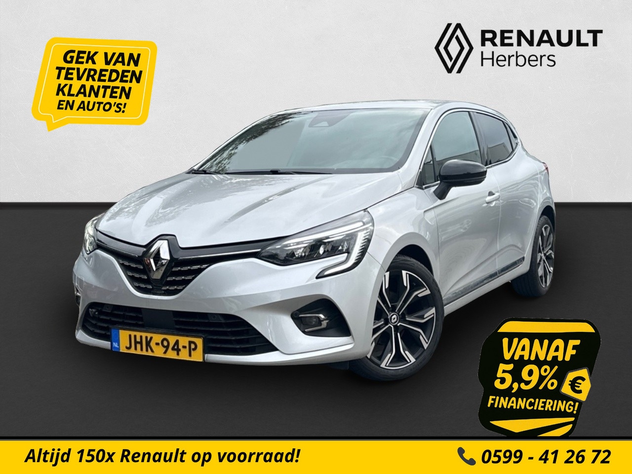 Renault Clio - 1.0 TCe Intens CAMERA / 17 INCH / HEEL VEEL OPTIES / FABRIEKSGARANTIE TOT 06.2027 - AutoWereld.nl