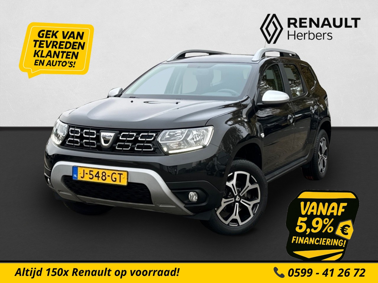 Dacia Duster - 1.0 TCe Bi-Fuel Prestige CAMERA / NAVI / CRUISE / ECC - AutoWereld.nl