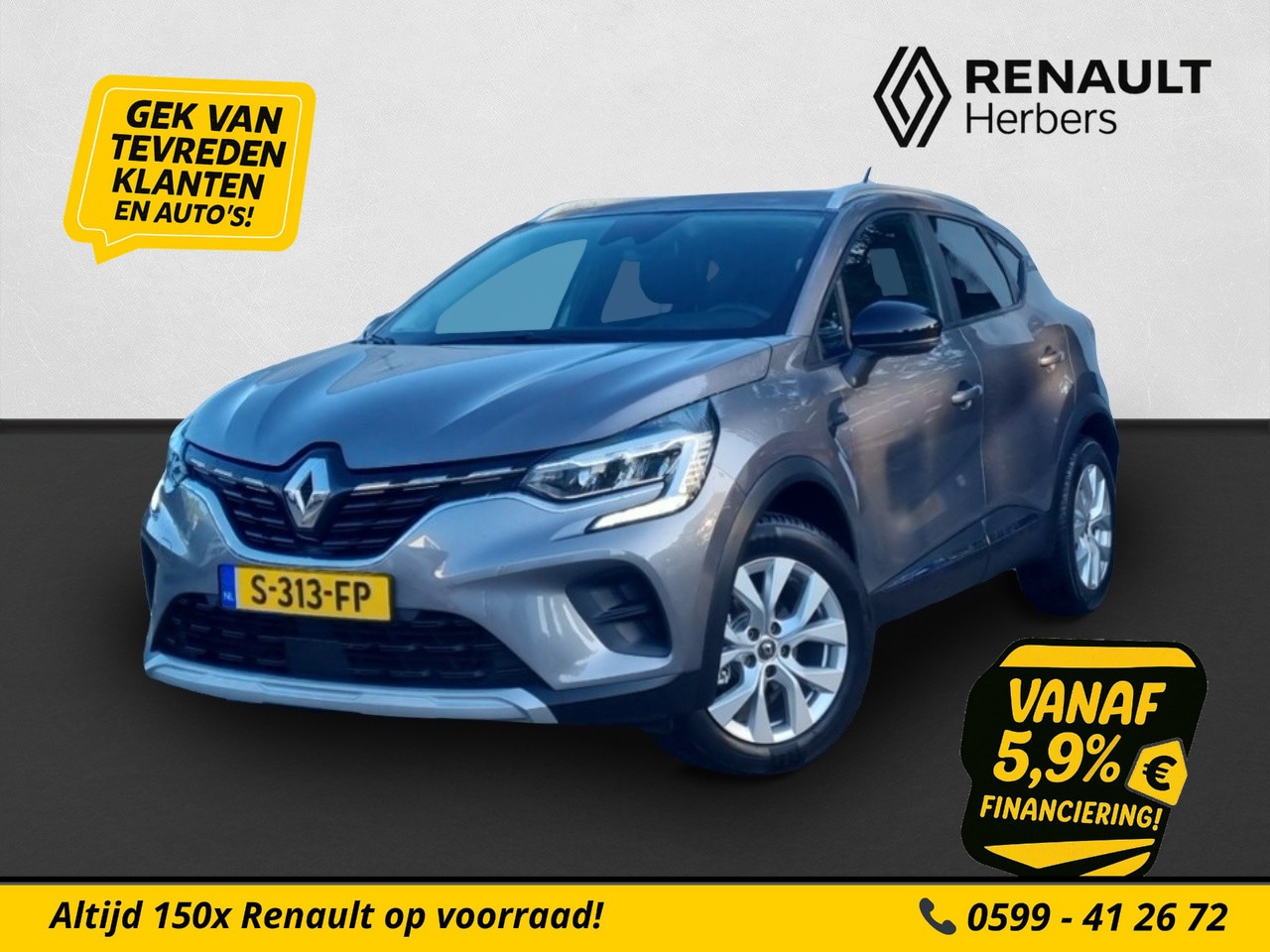 Renault Captur - 1.0 TCe 100 Zen CRUISE / STOELVERW. / TREKHAAK - AutoWereld.nl