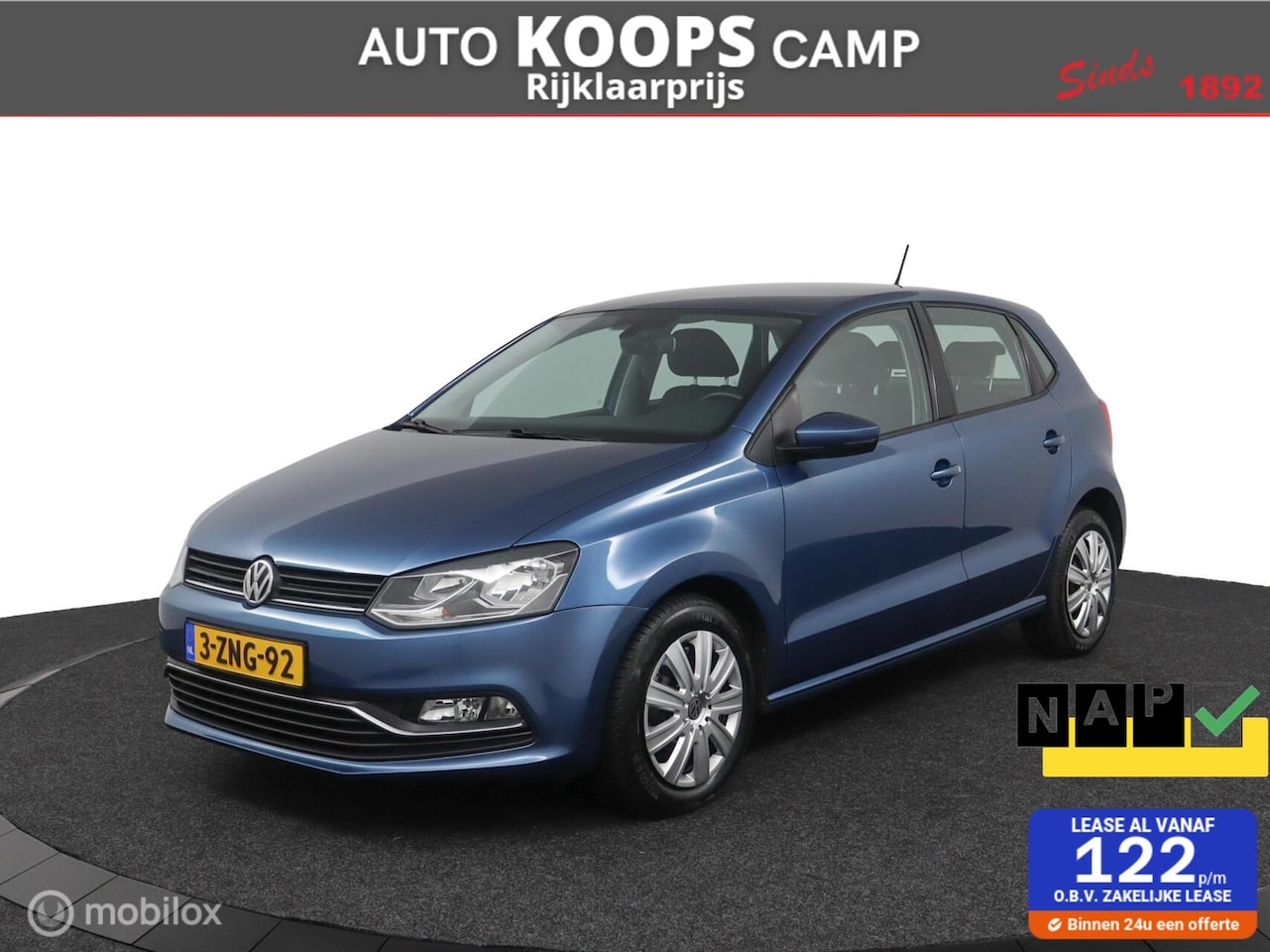 Volkswagen Polo - 1.2 TSI 90Pk Comfortline | 1e Eigenaar | Clima | Cruise | Navi | Trekhaak | NL Auto | Nw A - AutoWereld.nl