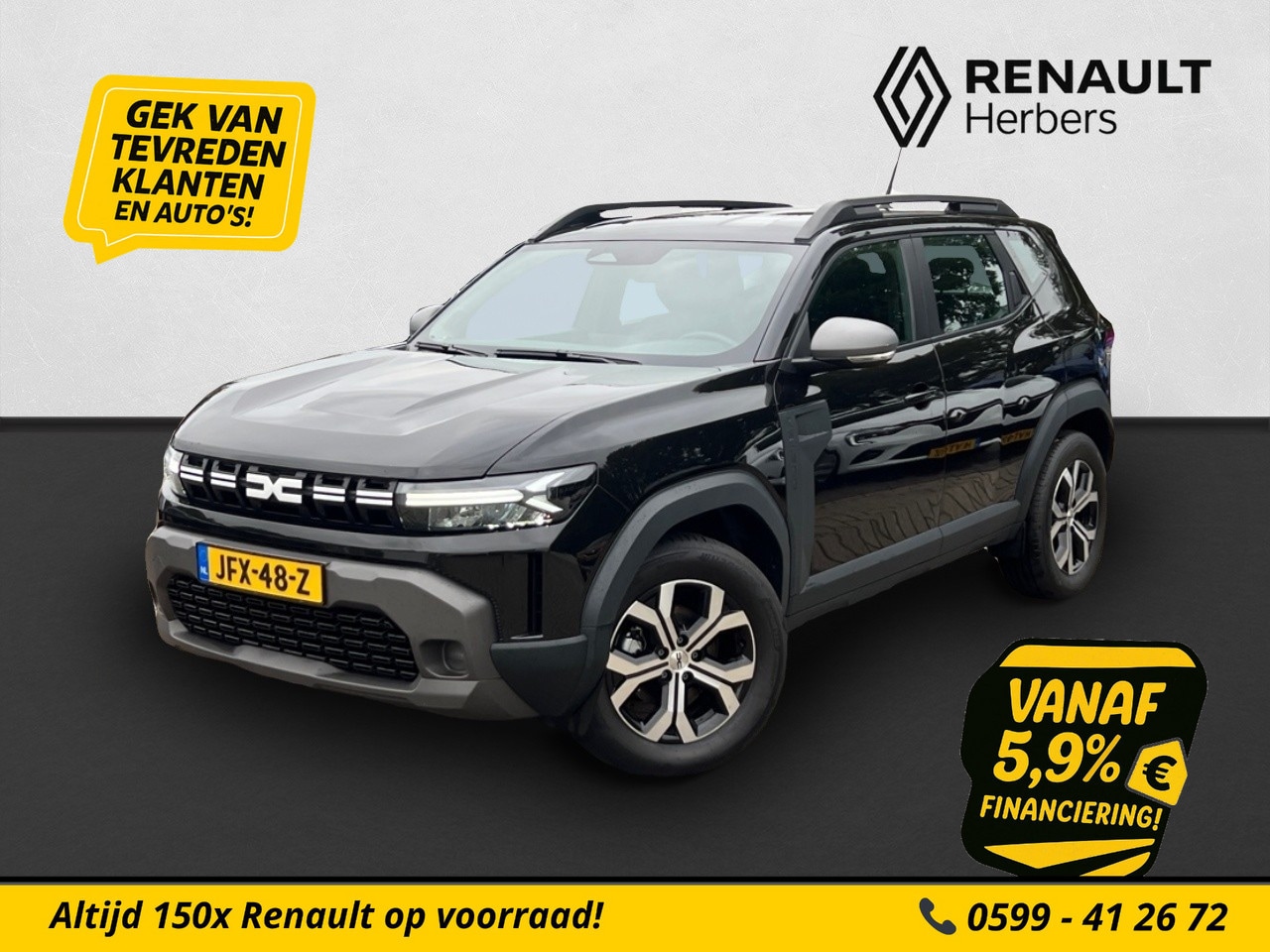 Dacia Duster - 1.6 Hybrid 140 Expression CAMERA / CRUISE / PDC ACHTER / CARPLAY/ANDROID AUTO - AutoWereld.nl