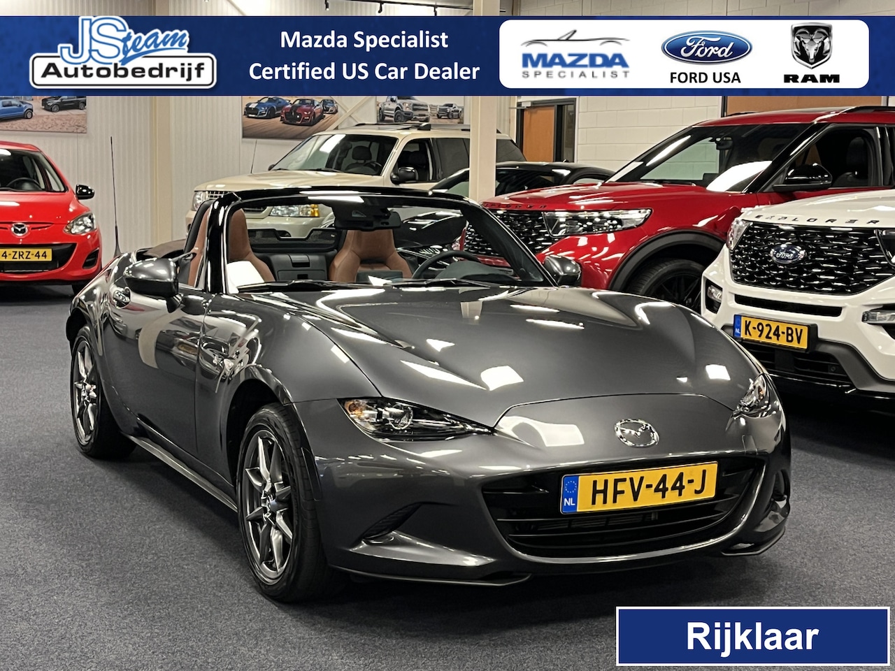 Mazda MX-5 - ND Roadster 1.5 SkyActiv-G 132PK Kazari Bose Leder Camera PDC Apple CarPlay - AutoWereld.nl