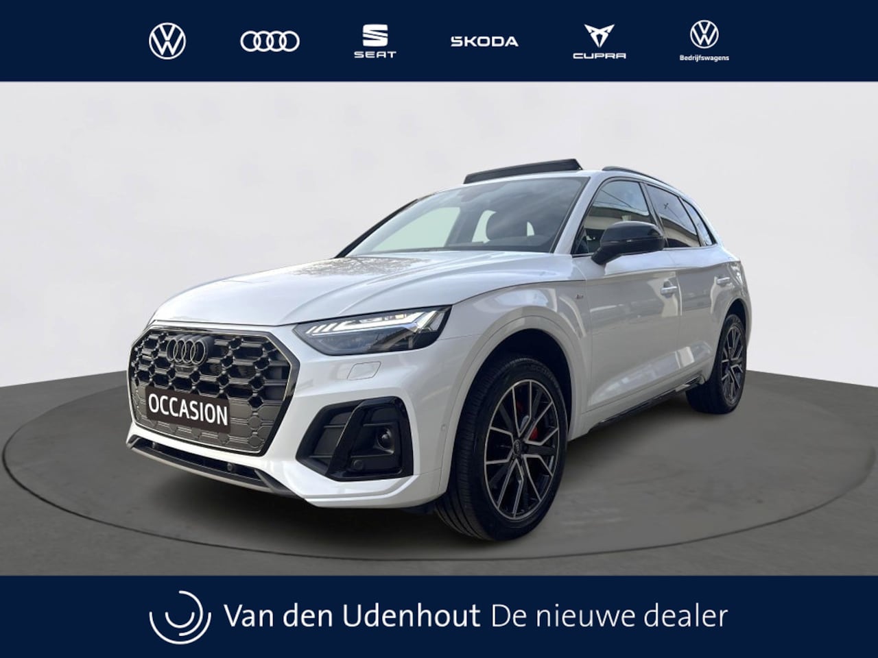 Audi Q5 - 50 TFSI eHybrid 299pk PHEV Quattro S edition / Panoramadak / Trekhaak / 360 Camera - AutoWereld.nl