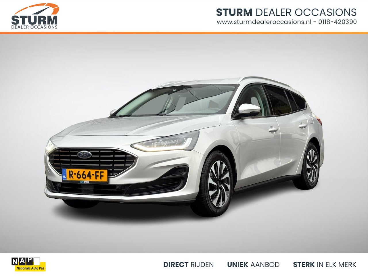 Ford Focus Wagon - 1.0 EcoBoost Hybrid Titanium X Drivers Assistance Pack, NL-Auto! - AutoWereld.nl