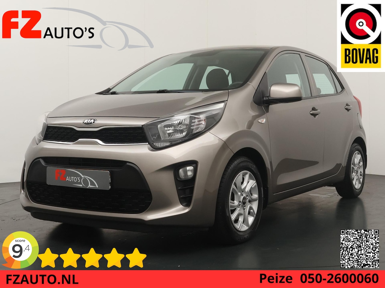Kia Picanto - 1.0 CVVT ComfortPlusLine Navigator - Navigatie - Trekhaak - Cruise Control - Achteruitrijc - AutoWereld.nl