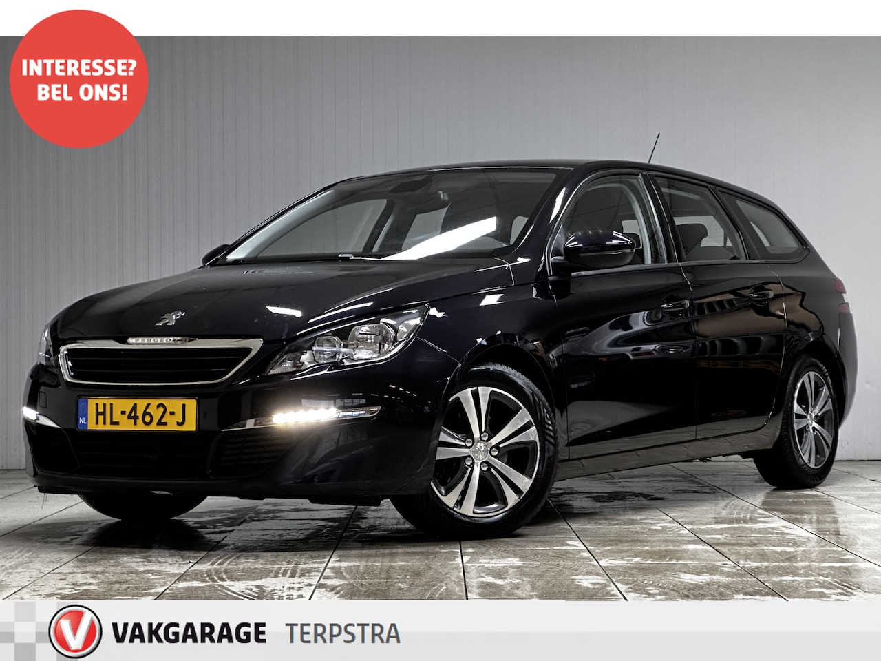 Peugeot 308 SW - 1.6 BlueHDI Blue Lease Pack/ D-Riem verv: 187.000 KM!/ Trekhaak/ 16'' LMV/ Navi/ Clima/ Cr - AutoWereld.nl