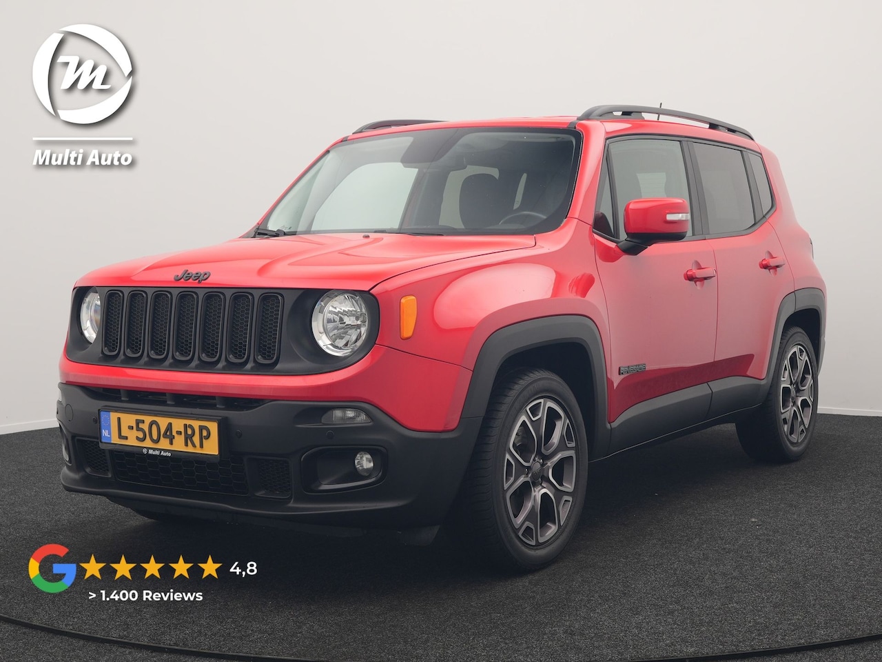 Jeep Renegade - 1.6 E-Torq Longitude 111pk | Navigatie Via TomTom | Climate Control | Cruise Control | Blu - AutoWereld.nl