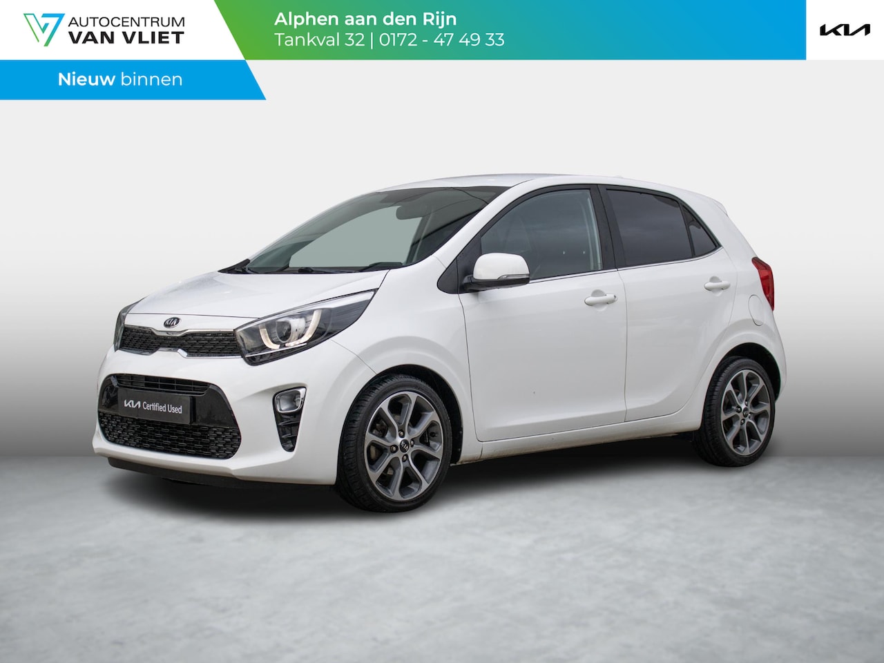 Kia Picanto - 1.0 CVVT Design Edition Leder | Clima | Camera | Navi | LM Velgen 16" | Cruise - AutoWereld.nl