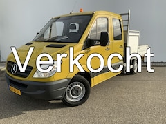 Mercedes-Benz Sprinter - 313 2.2 CDI 366 Automaat DubCab Pick Up 5 Zits Trekhaak 2000 kg Euro 5 Bakmaat L160/B.195/