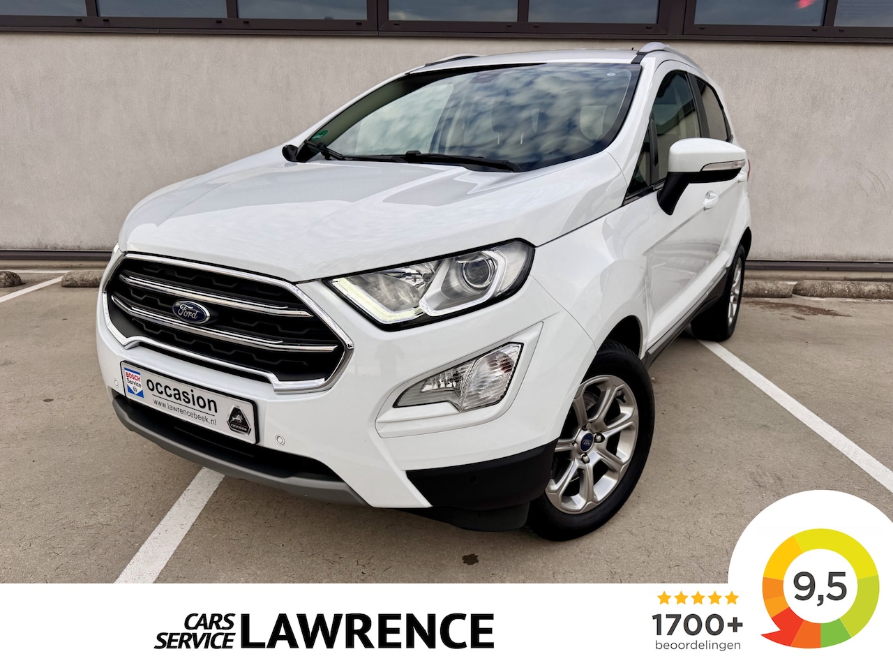 Ford EcoSport - 1.0 EcoBoost Titanium | Cruise | Navi | Verw.stuur | Half stof/Leer | - AutoWereld.nl