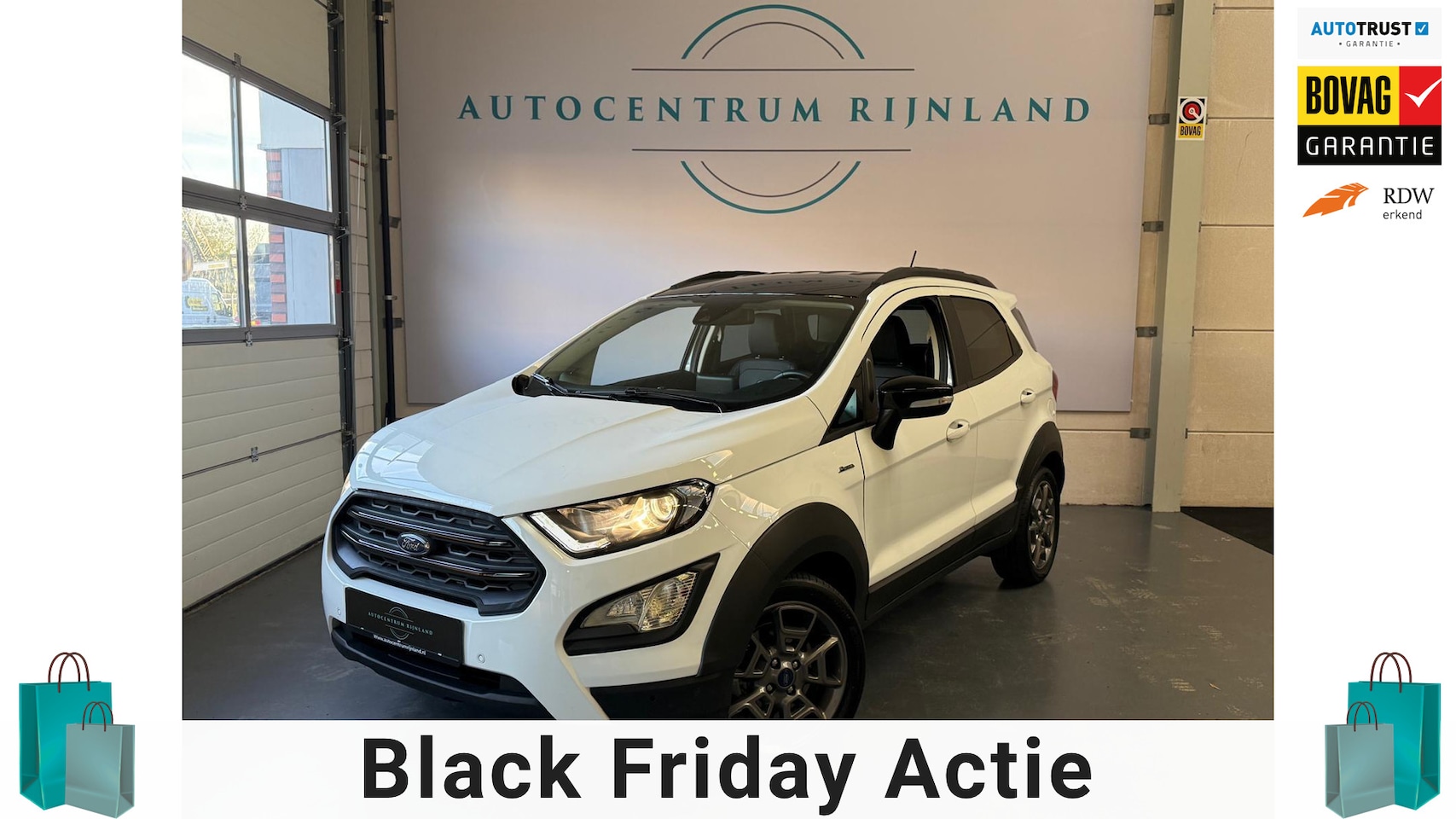 Ford EcoSport - 1.0 EcoBoost Active 1 Jaar Bovag garantie - AutoWereld.nl