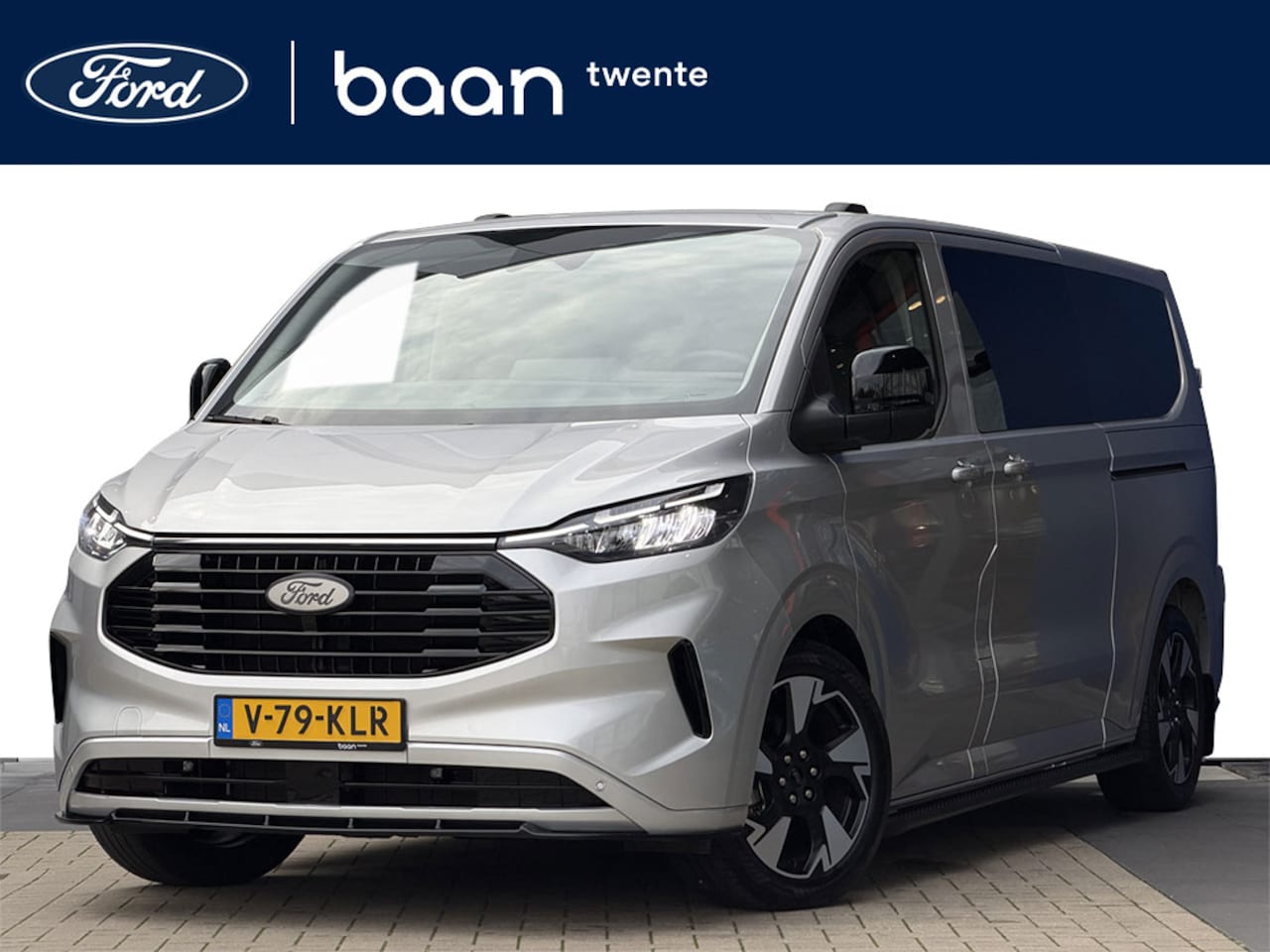 Ford Transit Custom - 320 2.0 TDCI L2H1 Limited Dubbel Cabine 170 PK Automaat | 2x Schuifdeur | Driver Ass. Pack - AutoWereld.nl