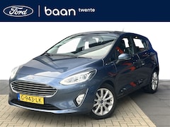 Ford Fiesta - 1.0 EcoBoost Titanium | Chrome Blue | Voorruit verwarming | Navigatie | Aut. Airco | Apple