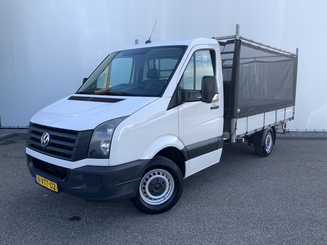 Volkswagen Crafter - 50 2.0 TDI L2H1Pick Up Airco Cruise Trekhaak 3500 kg Bakmaat L350/B.195/H0.40 cm Euro 5 - AutoWereld.nl