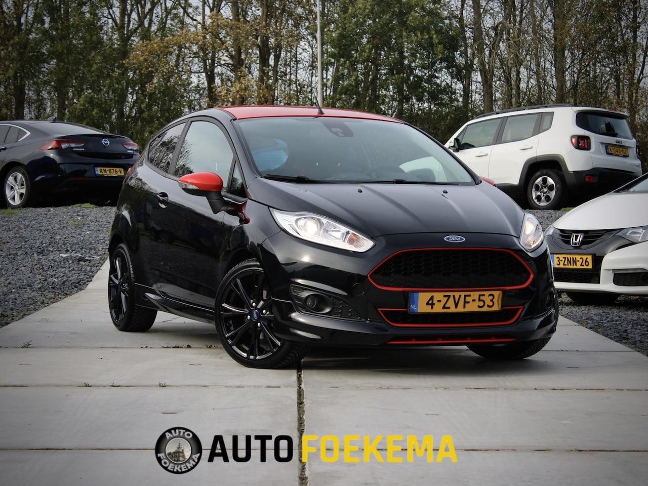 Ford Fiesta - 1.0 EcoBoost Black Edition DAB Clima Navi - AutoWereld.nl