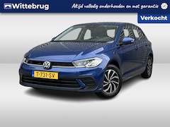 Volkswagen Polo - 1.0 TSI 95PK Life / Parkeersensoren V+A / LED / Draadloze App-Connect + Telefoonlader / Na