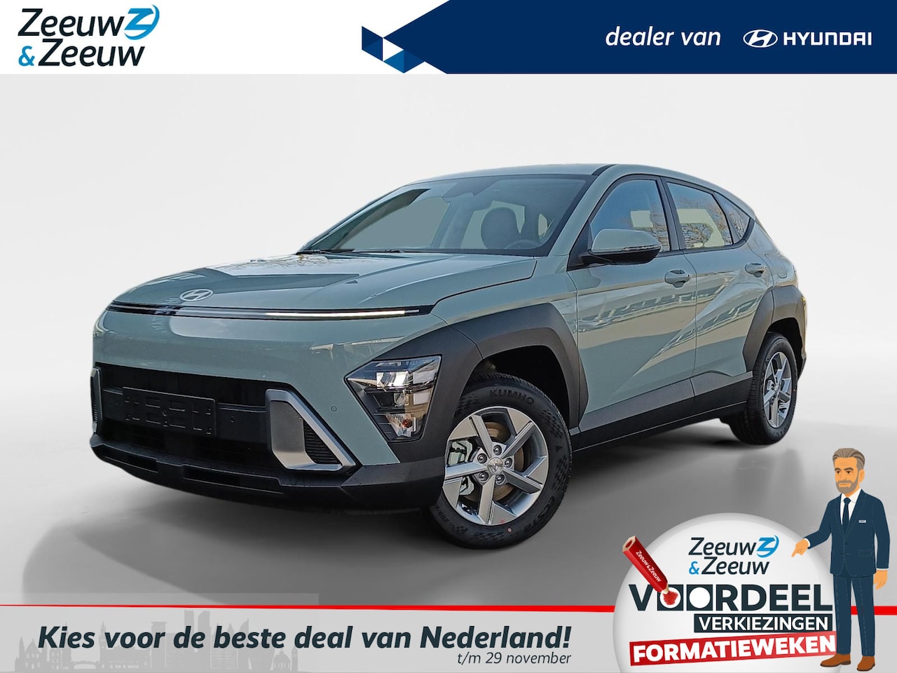 Hyundai Kona - 1.6 GDI HEV Comfort DIVERSE KLEUREN| 2025 BOUWJAAR! | NIEUWE AUTO TE BESTELLEN - AutoWereld.nl