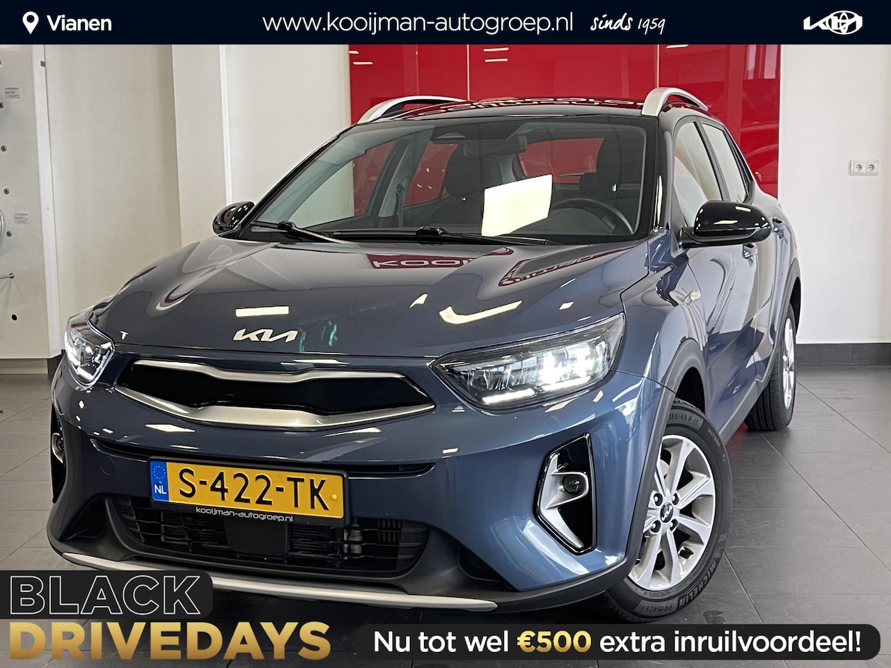 Kia Stonic - 1.0 T-GDi MHEV DynamicLine 1.0 T-GDi MHEV DynamicLine , Cruise control , Airco , Bluetooth , 6 versnellingen , LED ve - AutoWereld.nl