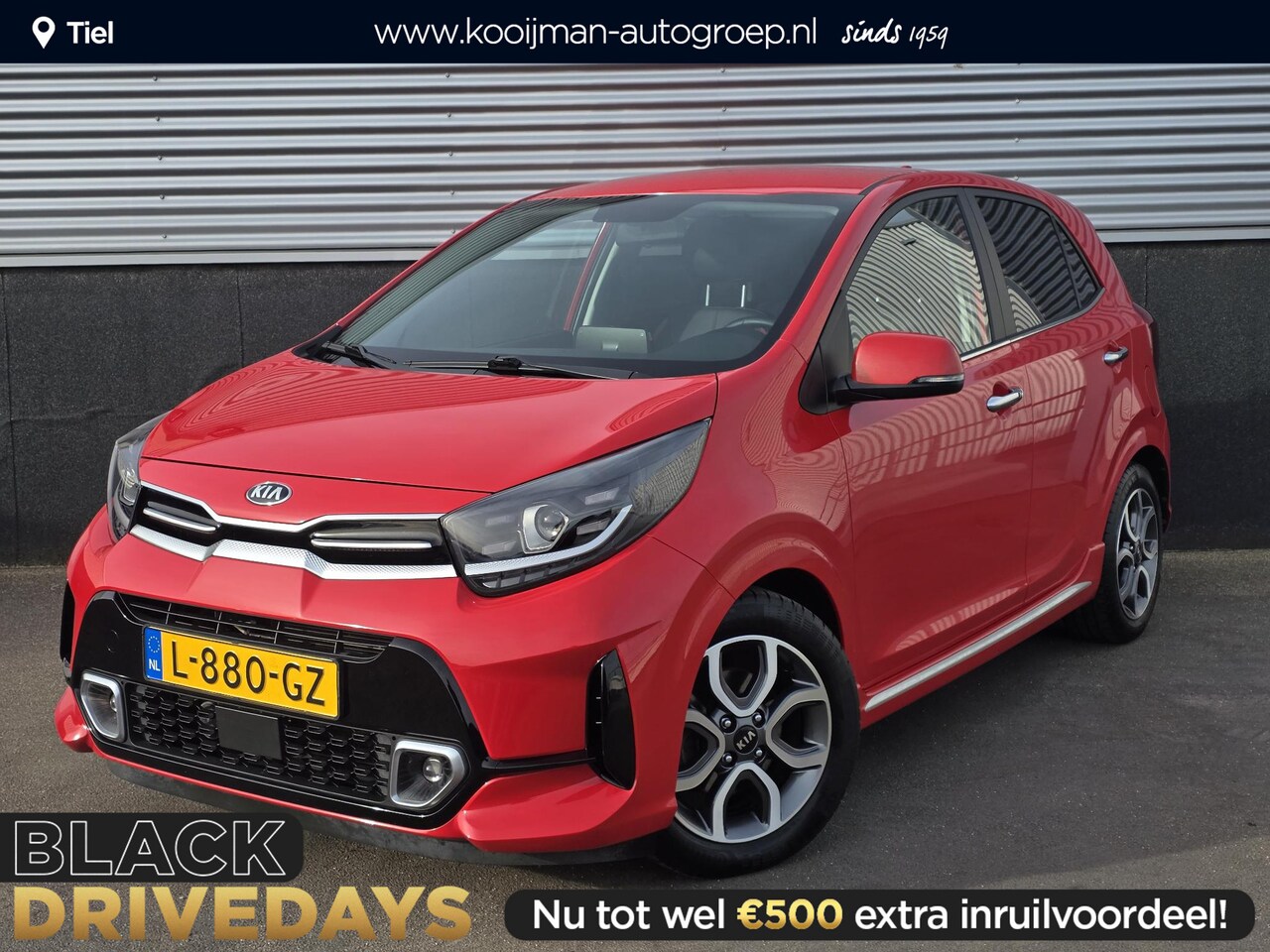 Kia Picanto - 1.0 DPi GT-Line Lederen bekleding, Navigatie, Parkeersensoren, privacy glass, Smart Key, C - AutoWereld.nl