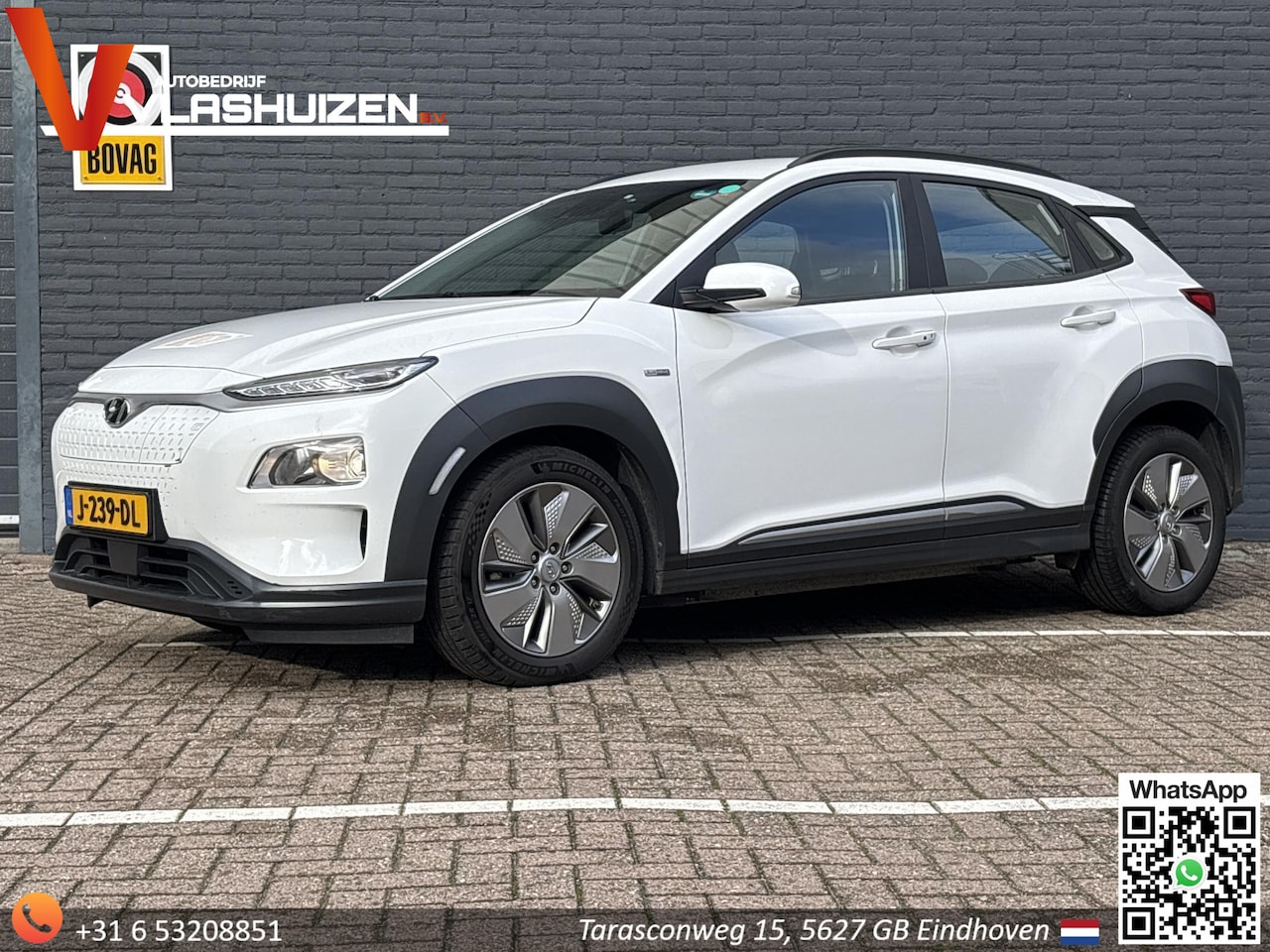 Hyundai Kona Electric - EV Comfort 64 kWh | € 12.350,- NETTO! | Climate | Cruise | Camera | Carplay | Keyless | AP - AutoWereld.nl