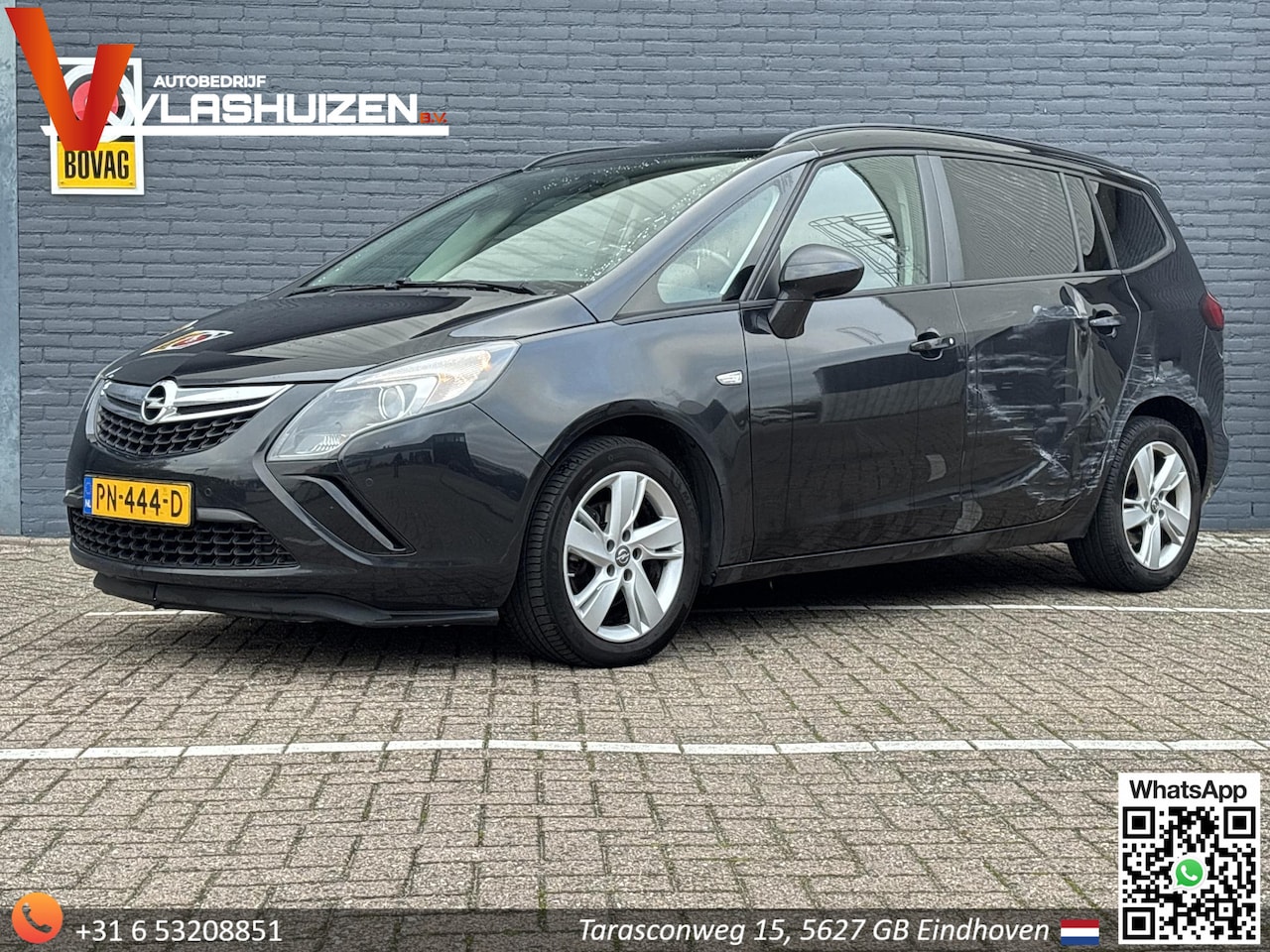 Opel Zafira Tourer - 2.0 CDTI Cosmo 7 Persoons | Airco | Cruise | PDC | Trekhaak | APK 03-2026 | - AutoWereld.nl