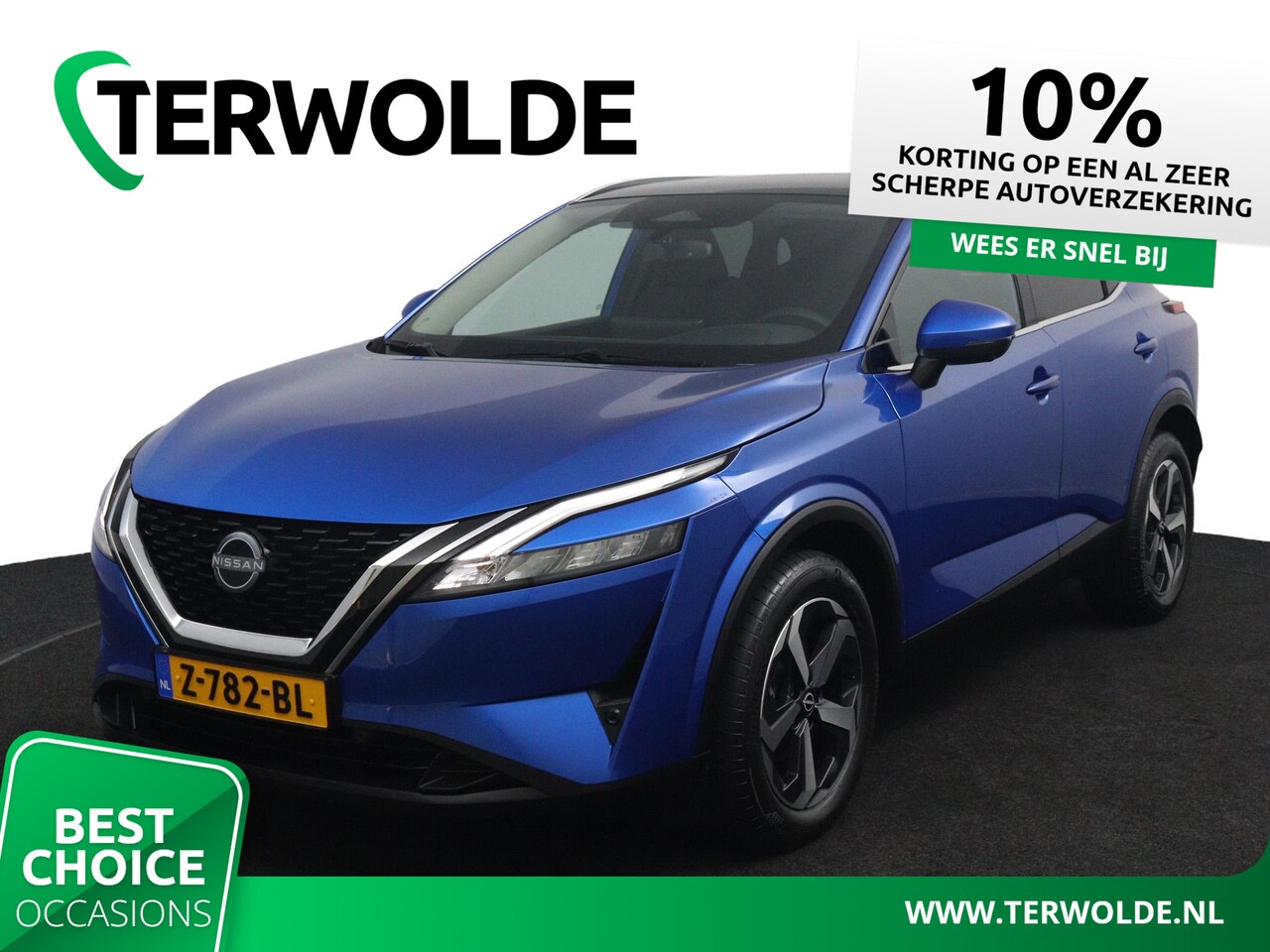 Nissan Qashqai - 1.3 MHEV Xtronic N-Connecta | AUTOMAAT | Panoramadak | Adaptive Cruise Control | 360 Camer - AutoWereld.nl