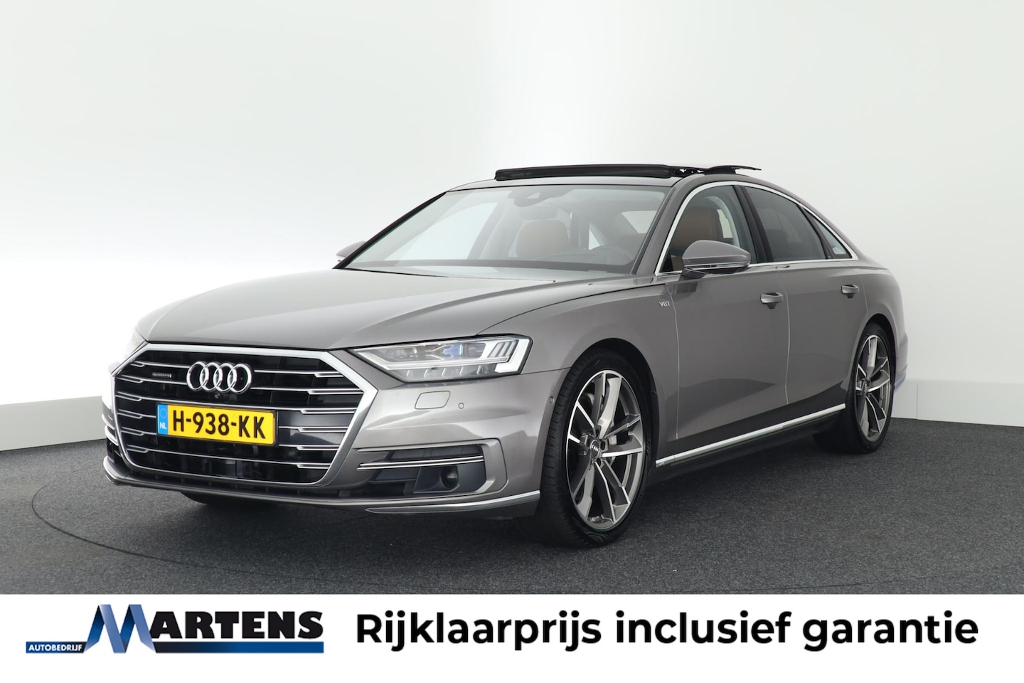 Audi A8 - 55 TFSI 340pk quattro Pro Line Plus Cognac Leder B&O Panoramadak Memory 360Camera Head-Up - AutoWereld.nl
