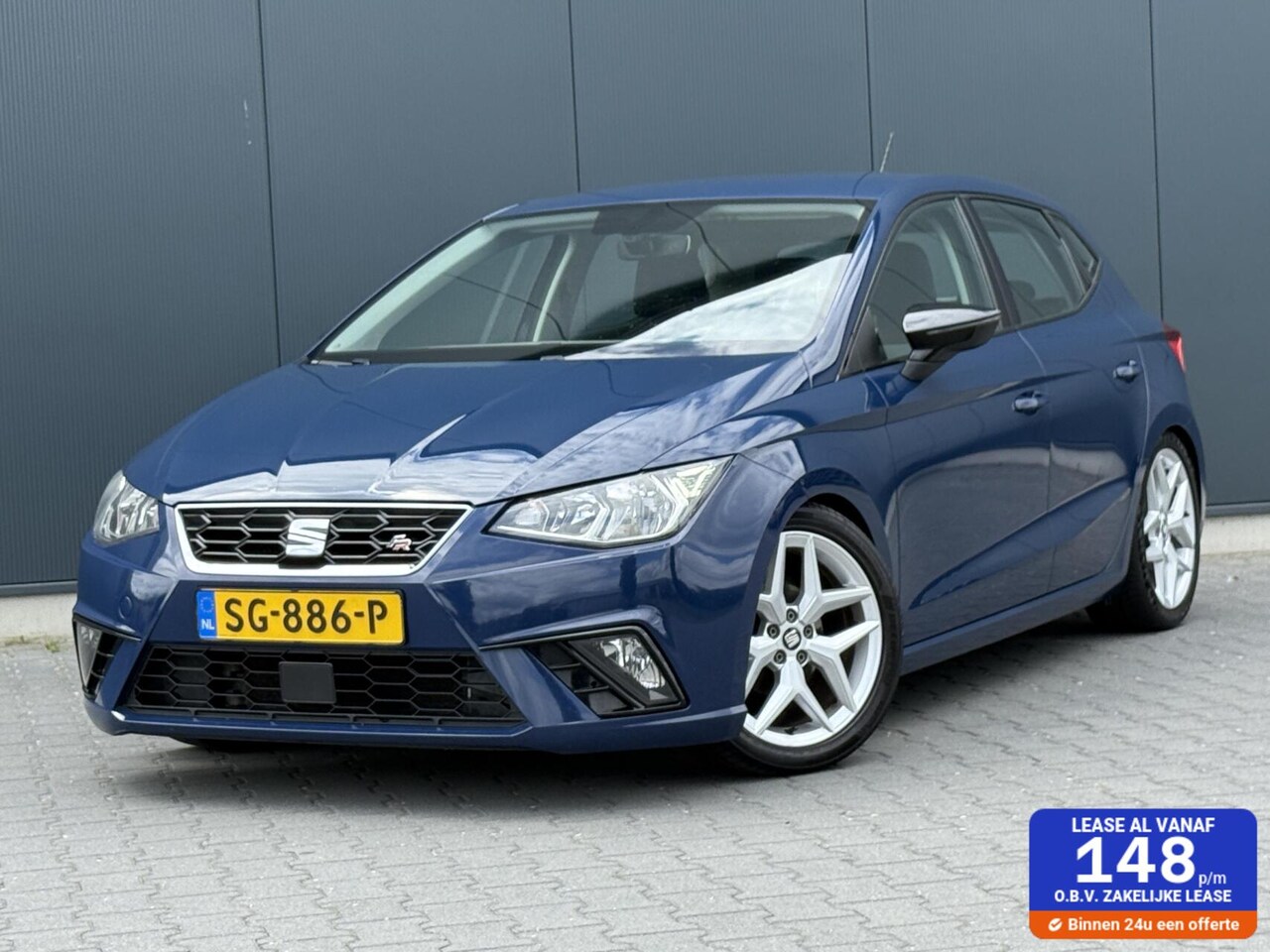 SEAT Ibiza - 1.0 TSI FR Cruise - Clima - Led - Zeer Nette Auto - AutoWereld.nl