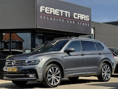 Volkswagen Tiguan Allspace - 2.0 TDI AUT7 R-LINE HIGHLINE 7PERS 150PK. PANODAK LEDER NAVI CAMERA DIGI-DASH APPLE-CARPLA