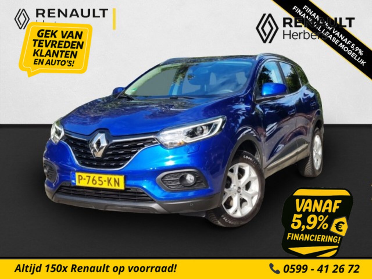 Renault Kadjar - 1.3 TCe Zen CRUISE / TREKHAAK / STOELVERW. - AutoWereld.nl