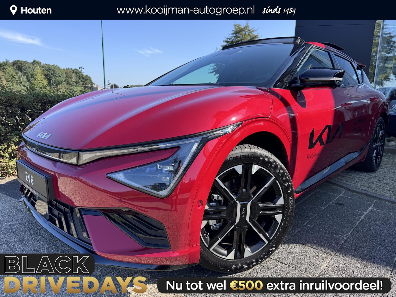 Kia EV6 - GT-Line 84 kWh | Complete Uitvoering | Schuif/Kanteldak | Elektrische Achterklep | 800V | - AutoWereld.nl