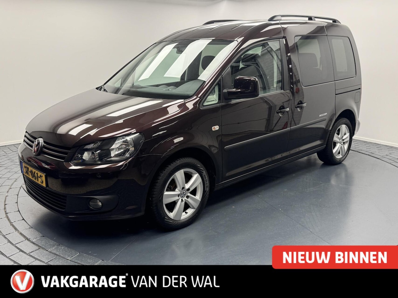 Volkswagen Caddy - Combi 1.2 TSi Airco-Afn.Trekhaak-Parkeersensoren-Lm16''velgen-Elek.ramen-Elek.spiegels - AutoWereld.nl