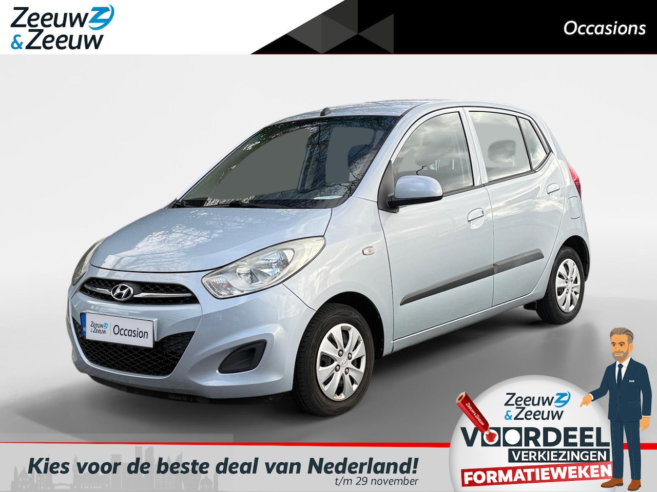 Hyundai i10 - 1.1 i-Drive Cool Airco | elektrische ramen | hoge instap | 6 maanden Bovag garantie - AutoWereld.nl