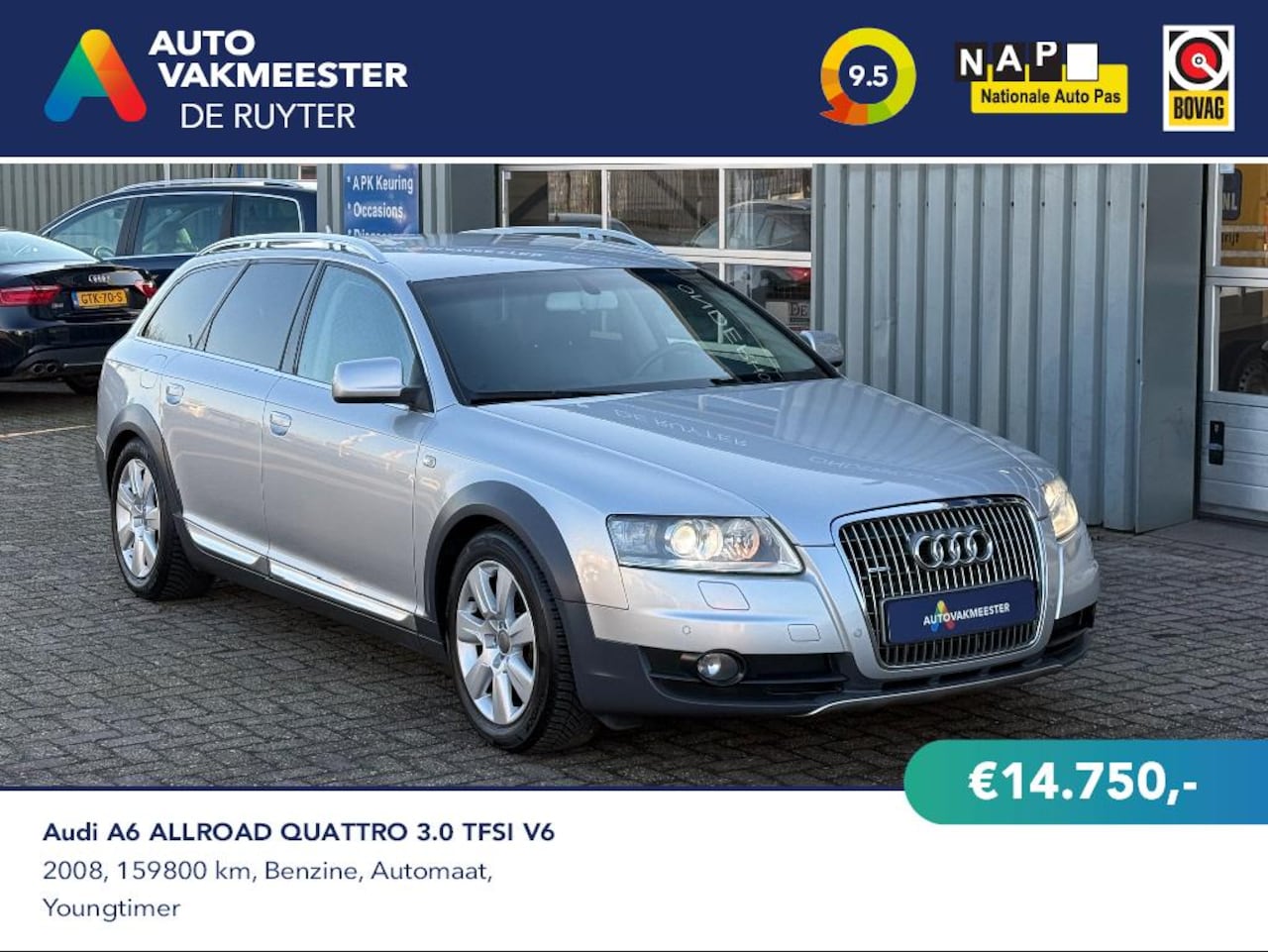 Audi A6 allroad quattro - 3.2 V6 Youngtimer - AutoWereld.nl